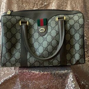 Gucci Vintage GG Boston Bag